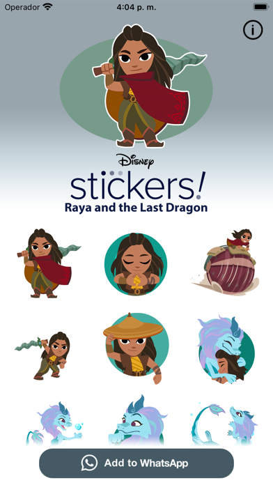 Screenshot #1 pour Disney Stickers: Raya