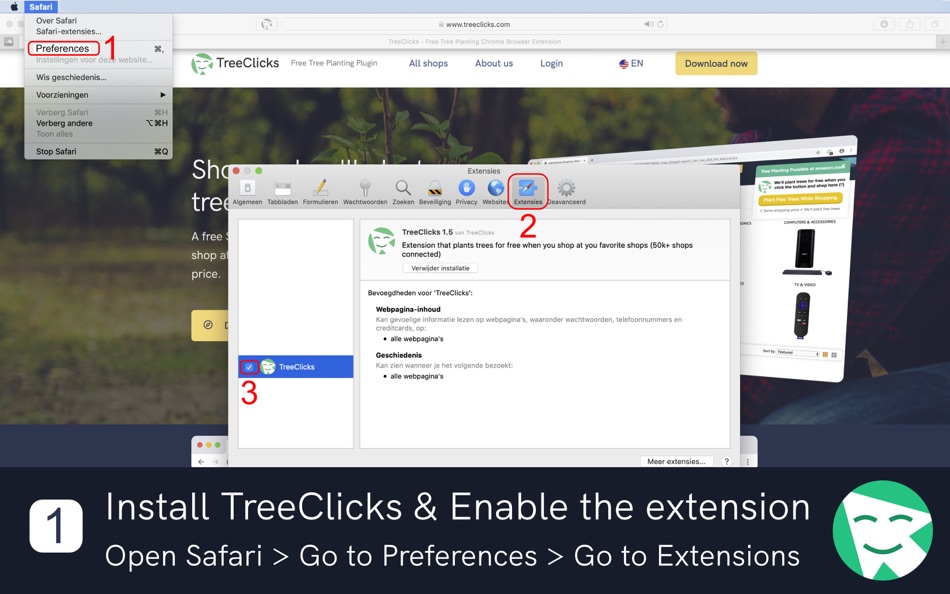 #4. TreeClicks for Safari® (macOS) 由: Jebede