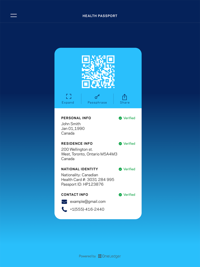 International Health Passport