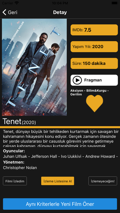 Filmoi Movie Suggestions Screenshot