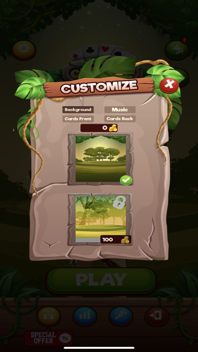 Classic Klondike Solitaire Screenshot