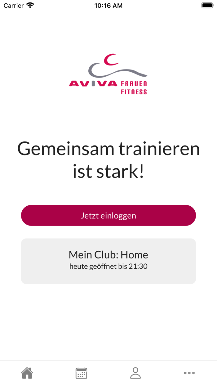 Clubapp AVIVA Frauen Fitness