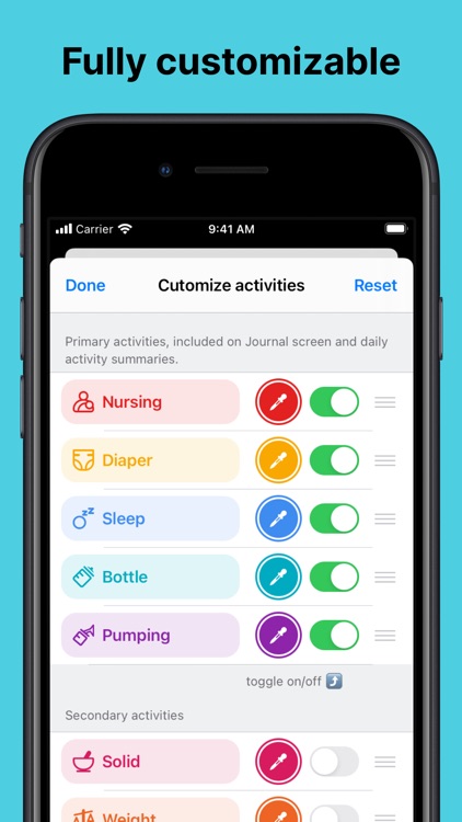 dA Baby: Newborn Tracker Log screenshot-5