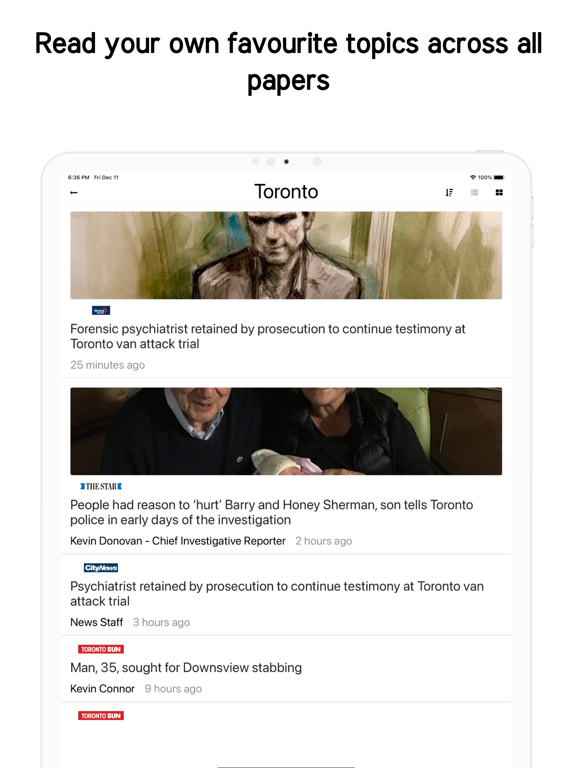 Canadian News - Newsstand CA iPad screenshot 5 - News app