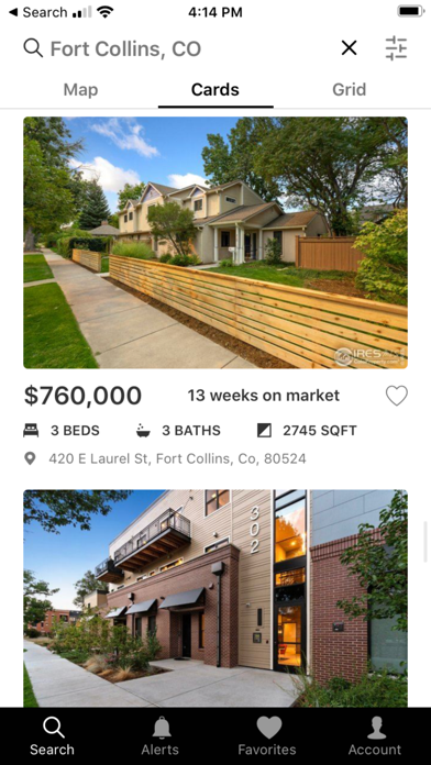 Erickson Realty Screenshot