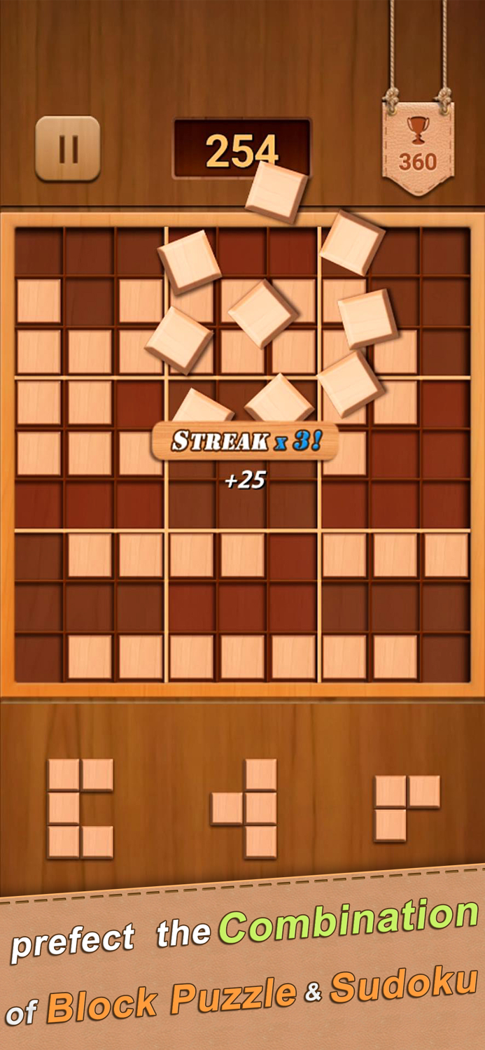 woody - block puzzle games