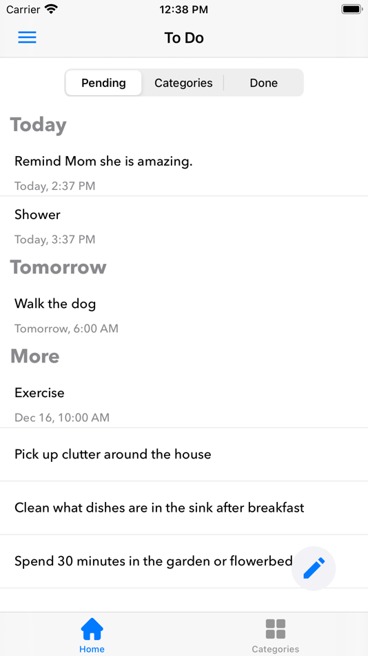 #1. To Do List - Easy Simple Fast (iOS) Bởi: Markus Wu
