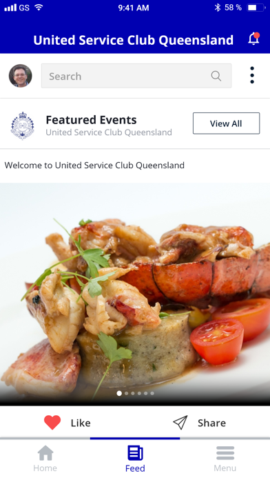 United Service Club Queensland Screenshot