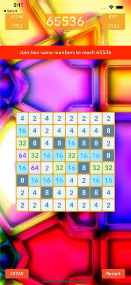 Game screenshot 65536 Puzzle apk
