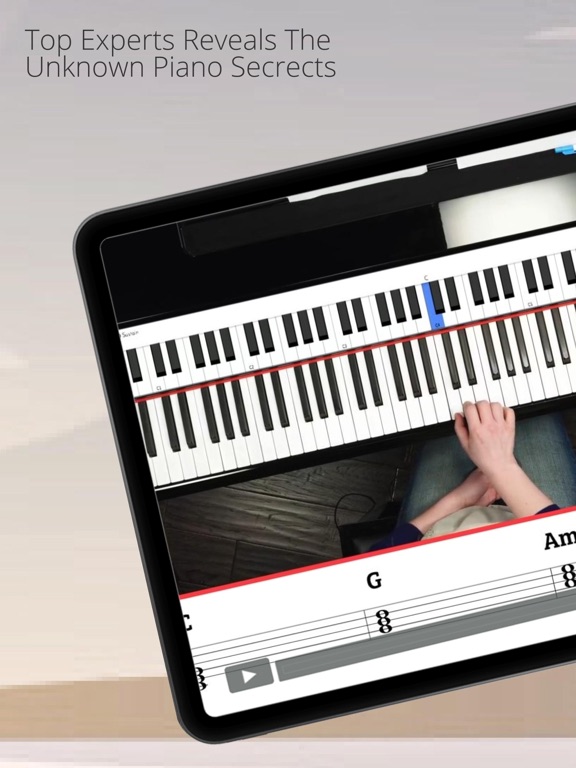 Screenshot #4 pour Learn Piano Keyboard Music App
