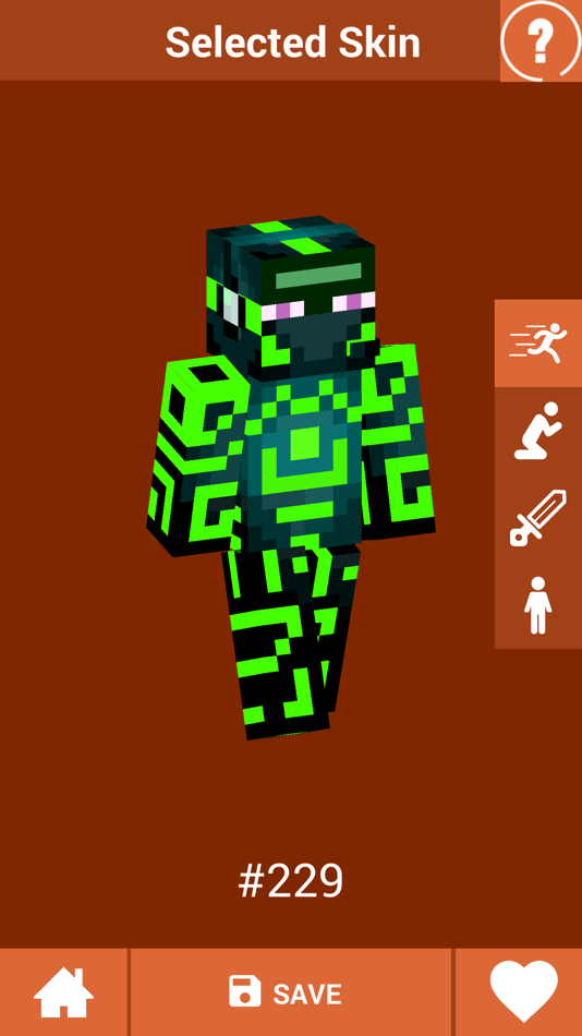 #4. Enderman Skins for Minecraft 2 (iOS) 由: Hamid Faquir