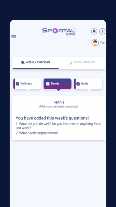 Sportal Tennis Screenshot