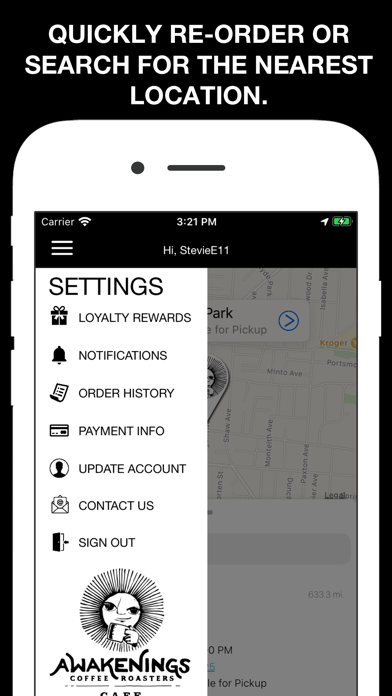 Awakenings Coffee Roasters Screenshot