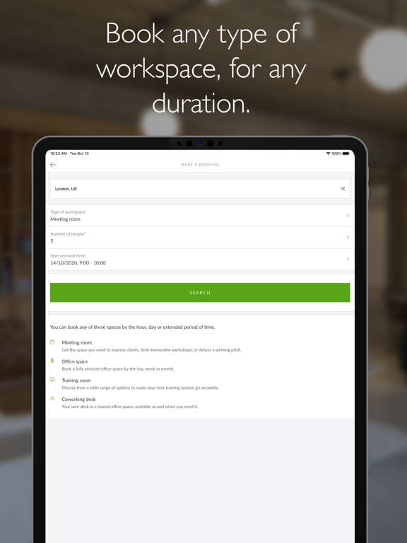 Screenshot #4 pour Basepoint: Workspaces to let