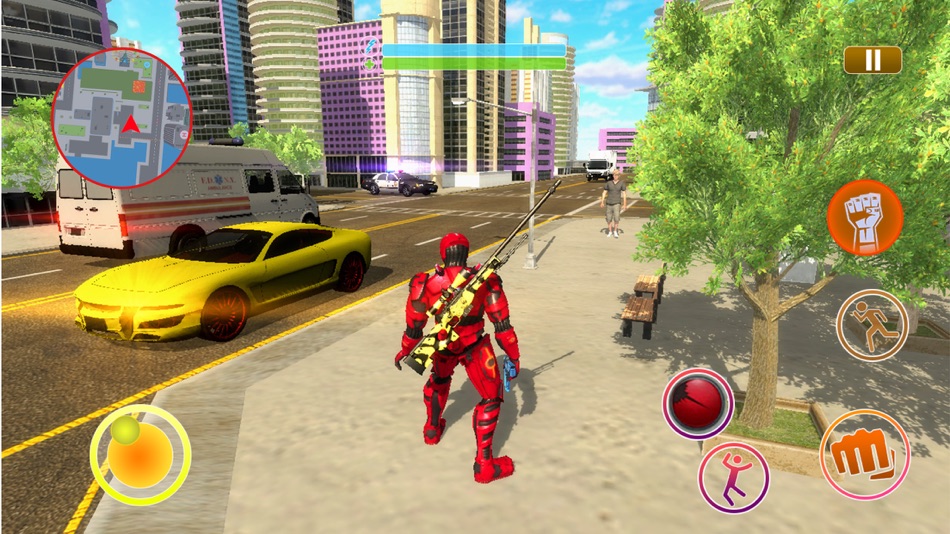#1. Robot Rope Hero : Web Shooter (iOS) 由: Arsa Khalid