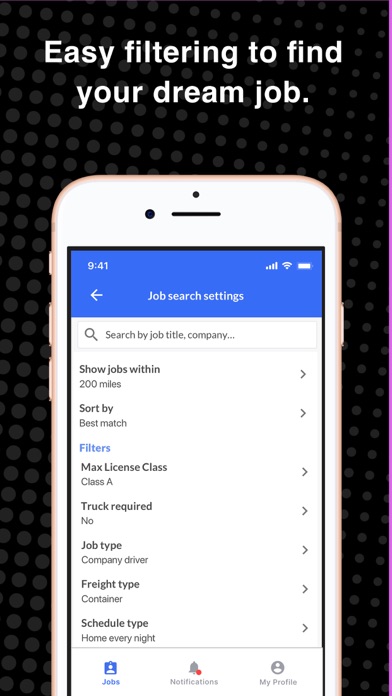 DriveMatch: Truck Driving Jobs Screenshot