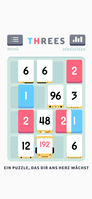 ‎Threes! Screenshot