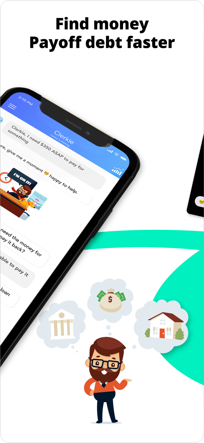 Clerkie Payoff Debt Bills Fees