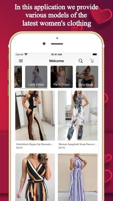 Women dresses fashion shop Screenshot