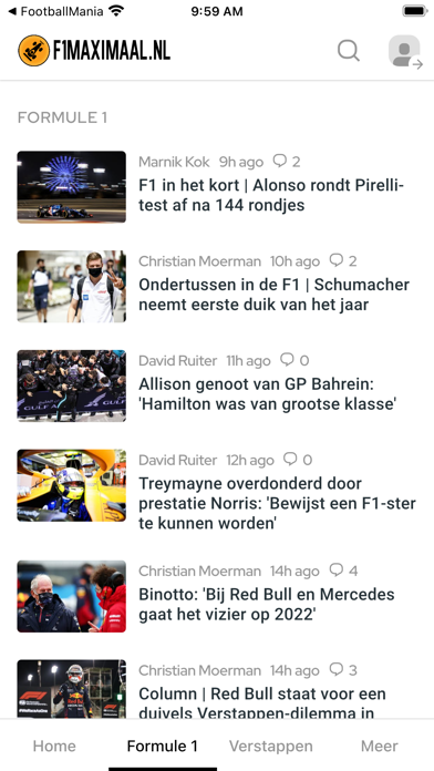 FMGP Nieuws Screenshot