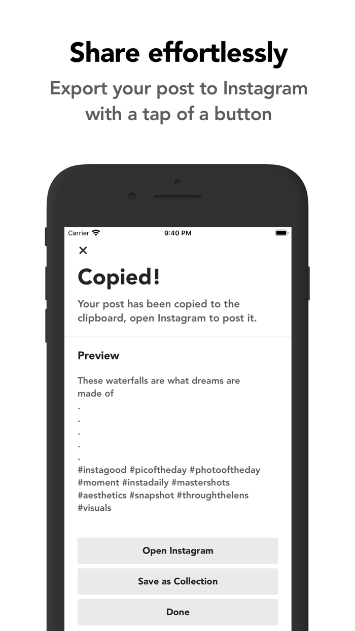 Hashtag Manager for Social