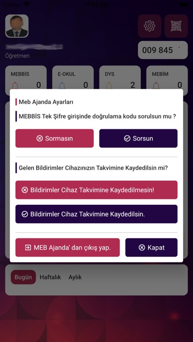 MEB Ajanda Screenshot