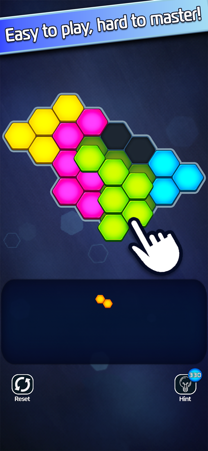 Super Hex Block Puzzle - Hexa