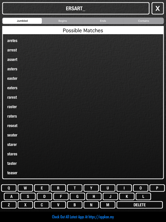 Screenshot #4 pour UnScramble English Words