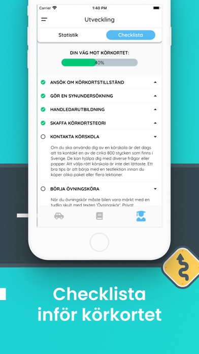 Fixa Körkort: Frågor & Teori Screenshot
