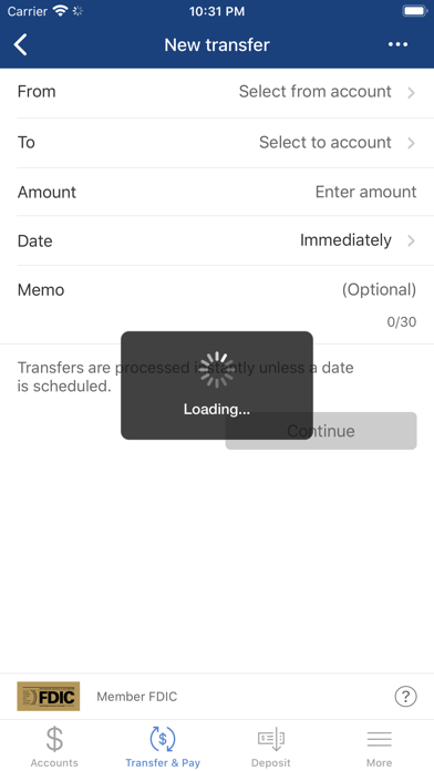 First Westroads Bank Personal Screenshot