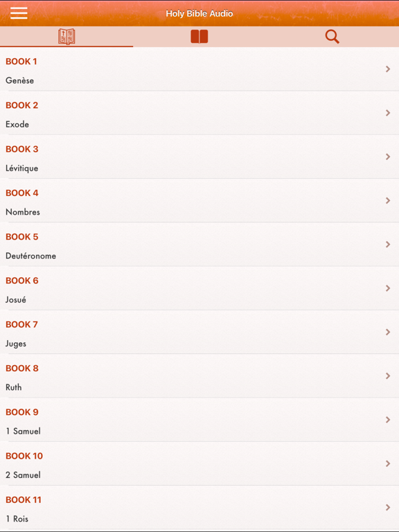 Screenshot #4 pour Bible Audio mp3 Pro : Français