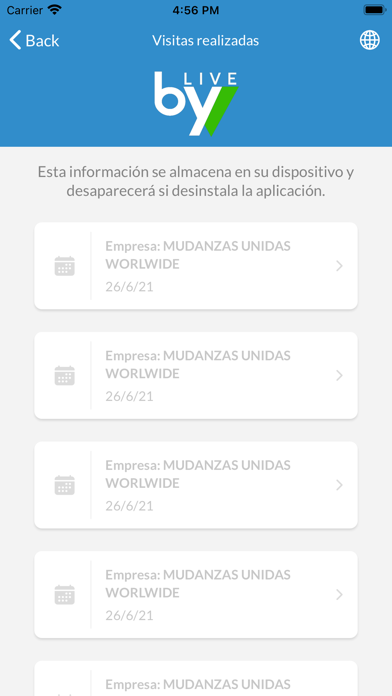 byVisitors LIVE Screenshot