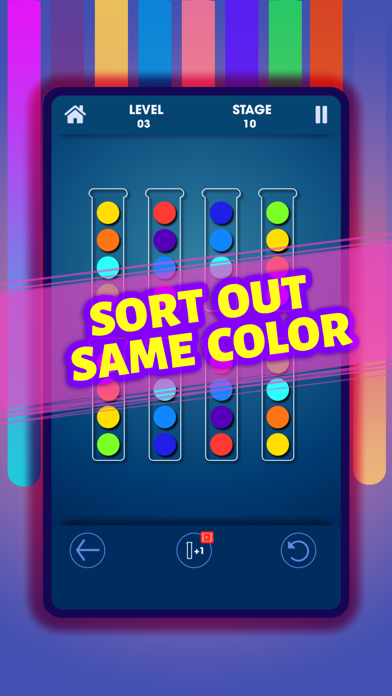 Sort Colors - Sorting Games Screenshot