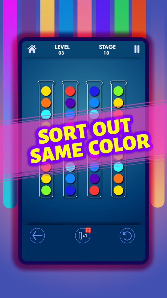 #1. Puzex - Sorting Balls (iOS) 由: Ha Hoang