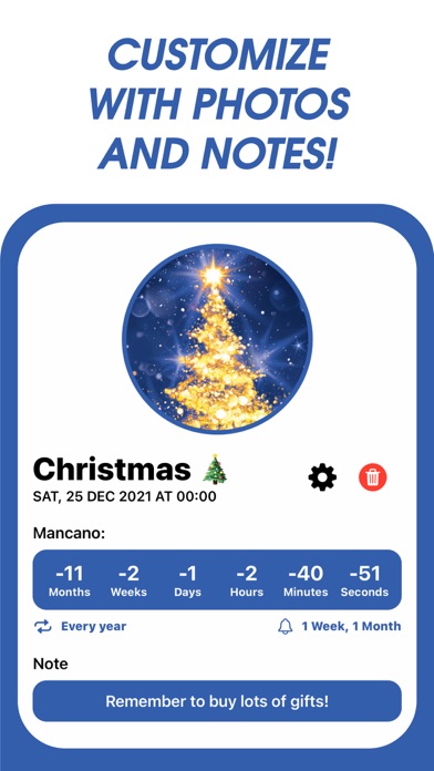 WhatCounts - Countdown App Screenshot
