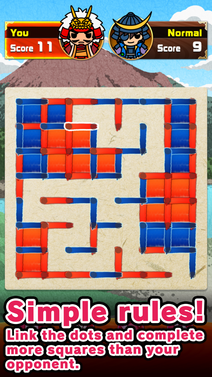 Dots and Boxes Battle game