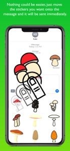 Mushroom Stickers - screenshot #2 for iPhone