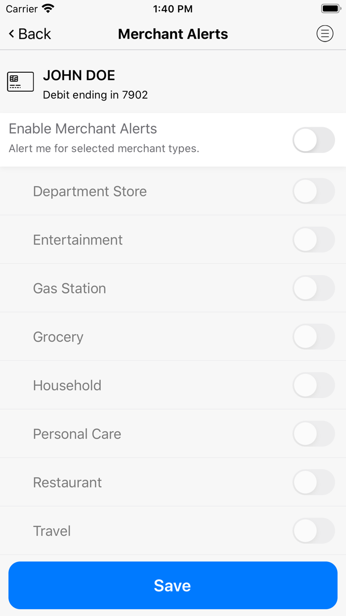South Metro FCU CardSecure