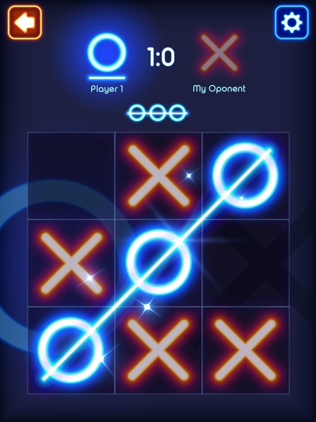 Tic Tac Toe glow - Puzzle Game - APK Download for Android