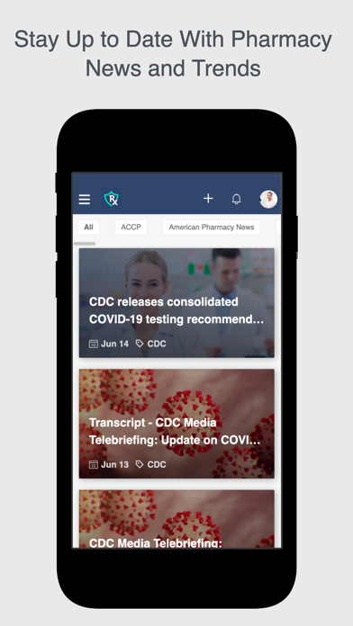 RPhAlly: A Pharmacist Network Screenshot