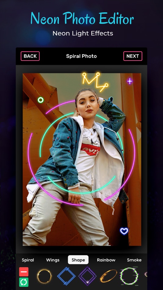 #4. Spiral Photo Editor (iOS) بواسطة: Hiteshkumar Hihoriya