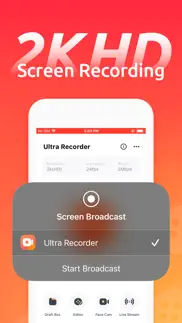 ultra recorder - screen record iphone screenshot 1