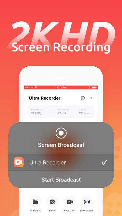 Ultra Recorder - Screen Recordのおすすめ画像1