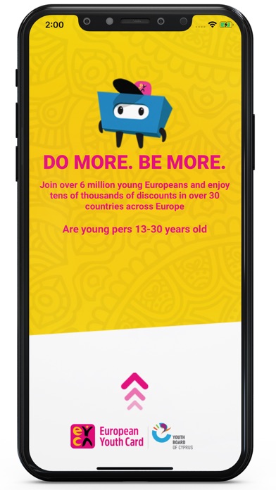 European Youth Card Cyprus Screenshot