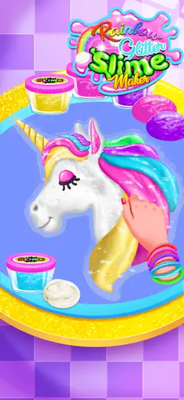 Game screenshot Rainbow Glitter Slime Maker hack