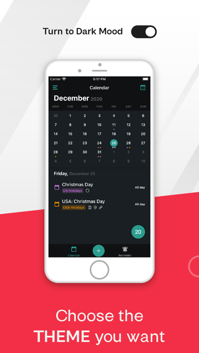 Calendar Planner Work Schedule Screenshot