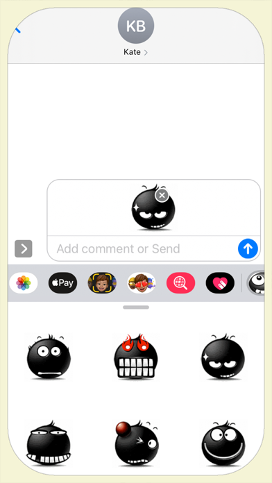 Black Emojis Premium Box Screenshot