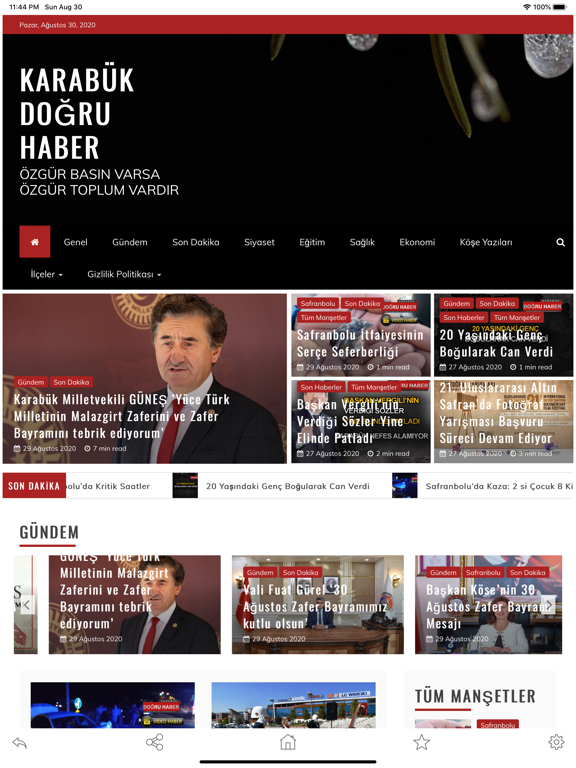 Screenshot #4 pour Karabük Doğru Haber