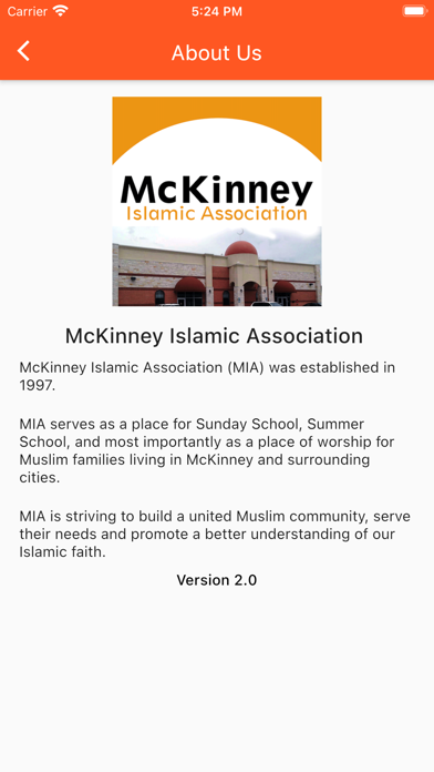 Mckinney Islamic Center Screenshot