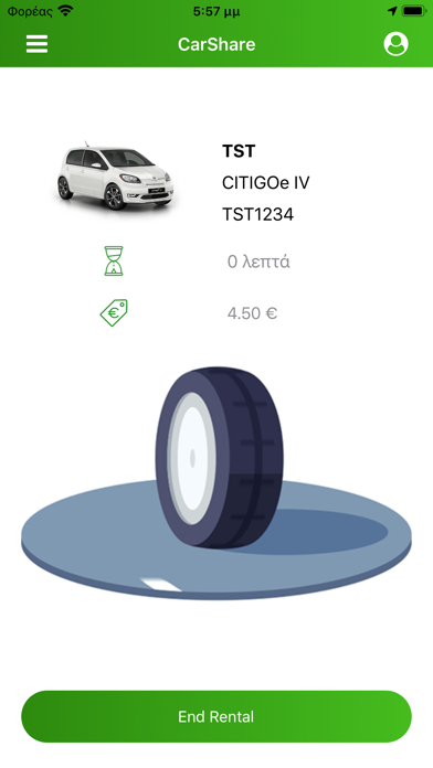 VVV eCarSharing Screenshot
